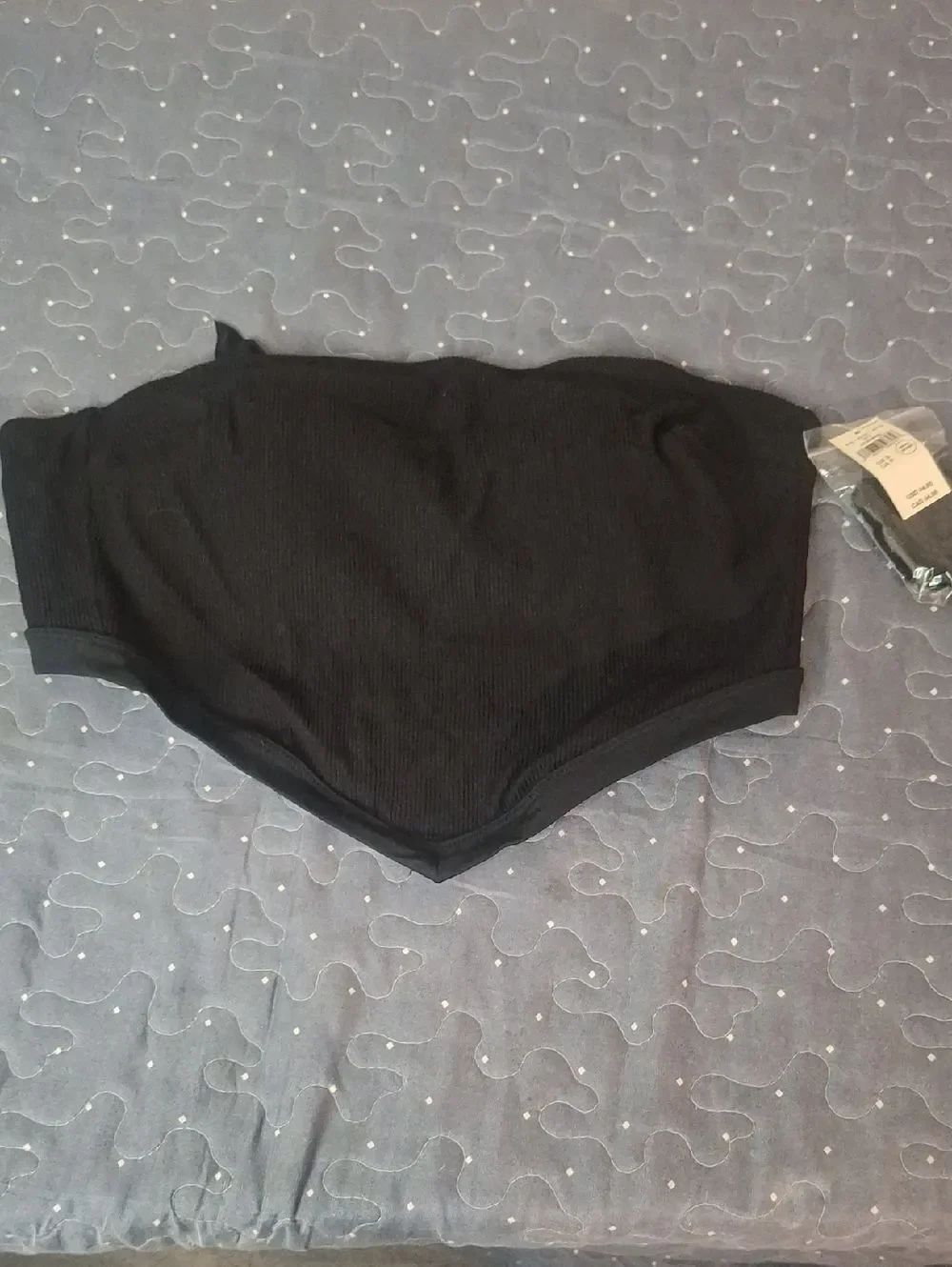 Black Ribbed Women’s top size small NWT